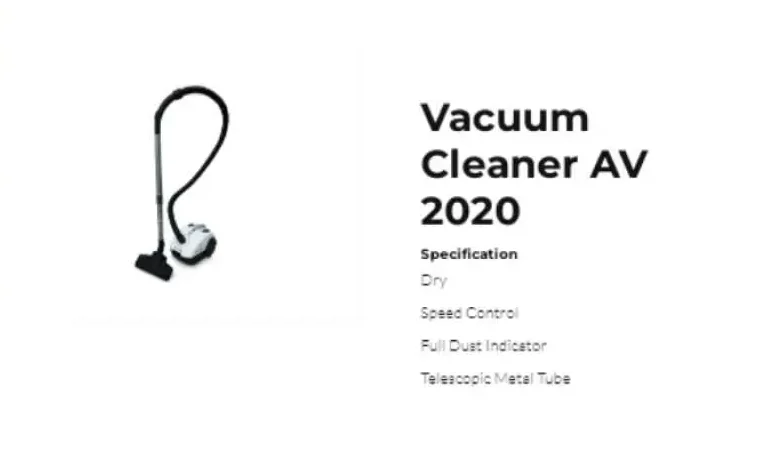 Artugo Vacuum Cleaner AV-2020