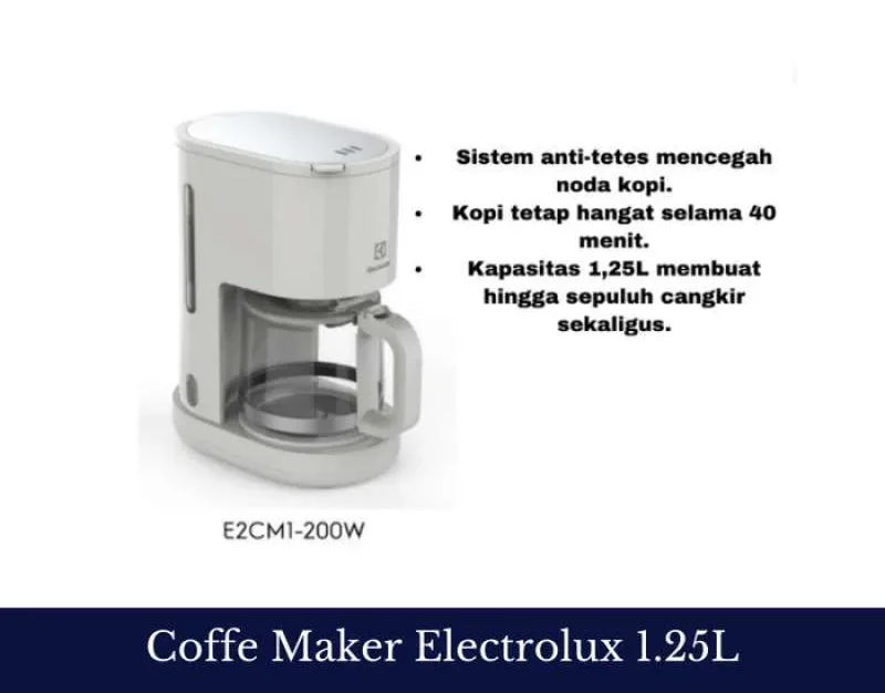 Mesin Kopi Electrolux E2CM1-200W