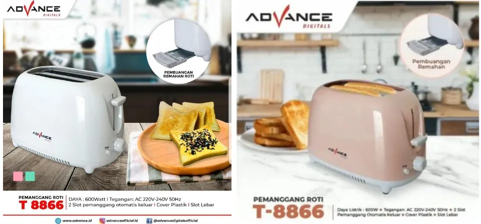 Pemanggang Roti Advance T-8866