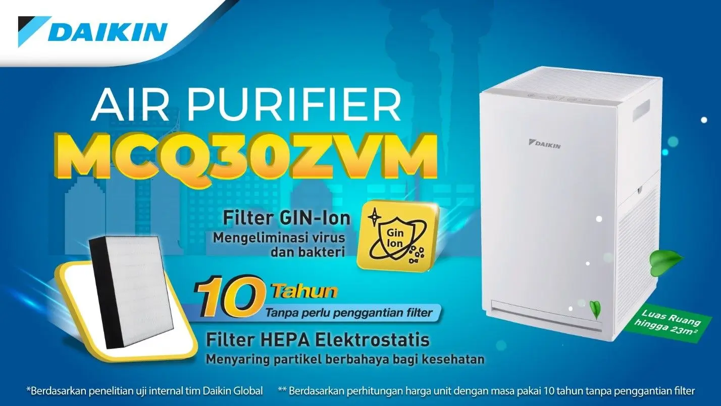 Daikin MCQ30ZVM Air Purifier