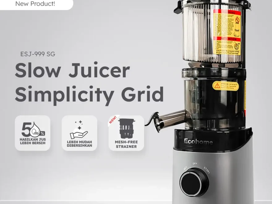 Ecohome Slow Juicer ESJ999SG