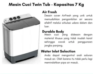 Mesin Cuci Midea MT100W70