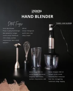 Hand Blender Signora SG-1806-HB